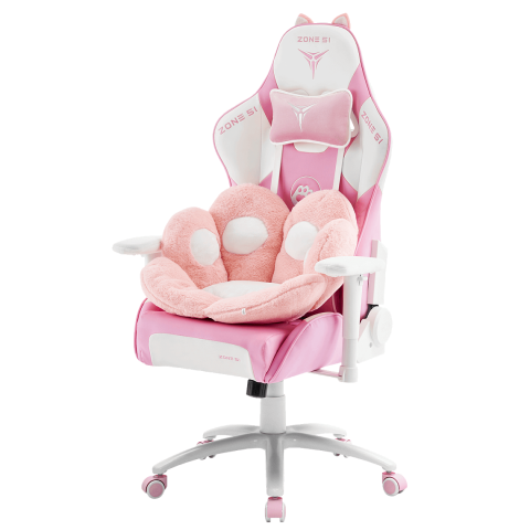 Кресло компьютерное игровое ZONE 51 KITTY MEOW Edition Pink