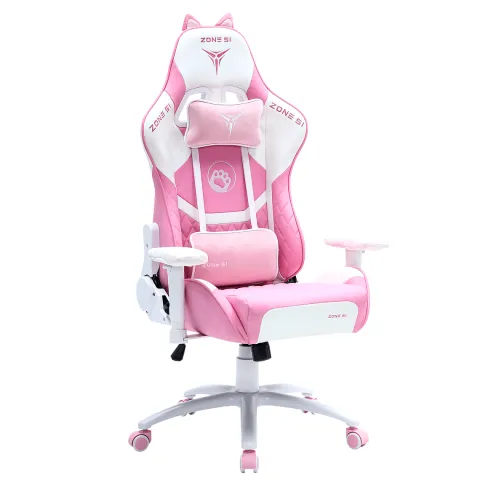 Кресло компьютерное игровое ZONE 51 KITTY Pink