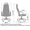 Кресло Метта LK-13 PL № 721 черный