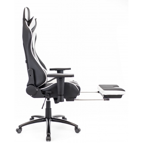 Кресло Everprof Lotus S1  Экокожа Черный/Белый