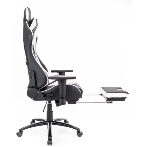 Кресло Everprof Lotus S1  Экокожа Черный/Белый