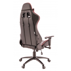 Кресло компьютерное игровое Everprof Lotus S10 Экокожа Черный/Красный