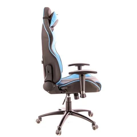 Кресло Everprof Lotus S16 Экокожа Голубой/Черный