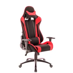 Игровое кресло Everprof Lotus S4 Ткань Черный/Красный
