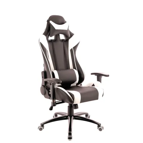 Кресло игровое Everprof Lotus S6 Экокожа Черный/Белый