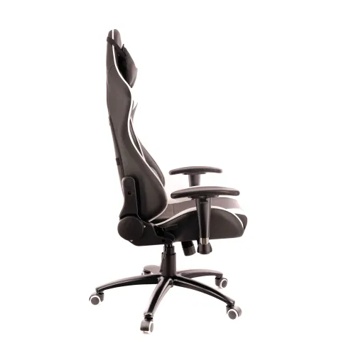 Кресло игровое Everprof Lotus S6 Экокожа Черный/Белый