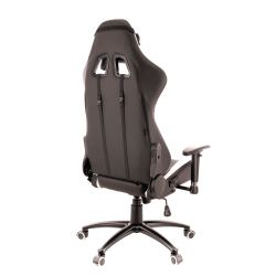 Кресло игровое Everprof Lotus S6 Экокожа Черный/Белый