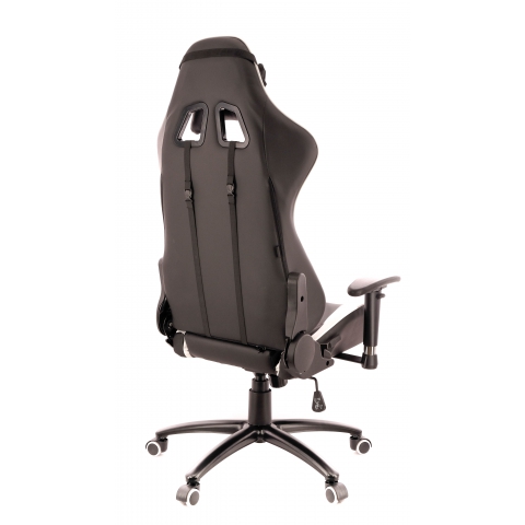 Кресло игровое Everprof Lotus S6 Экокожа Черный/Белый