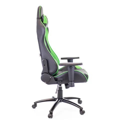 Геймерское кресло Everprof Lotus S9 Экокожа Зеленый/Черный