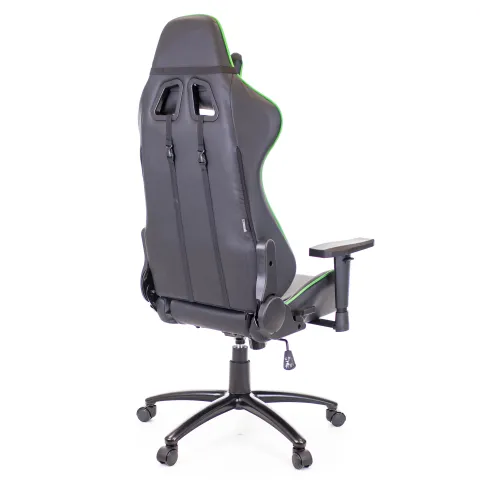 Геймерское кресло Everprof Lotus S9 Экокожа Зеленый/Черный