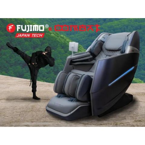 Массажное кресло FUJIMO 氣 COMBAT F700 Серый