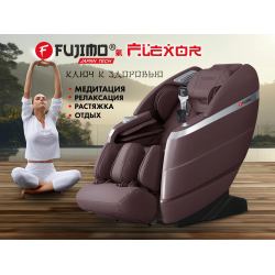 Массажное кресло FUJIMO  氣 FLEXOR F500 Brown