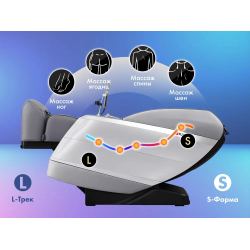 Массажное кресло FUJIMO  氣 FLEXOR F500 Grey