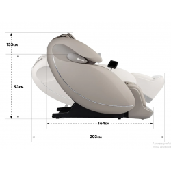 Массажное кресло Fujimo Cyber Atlant 4D+ F707 Taupe