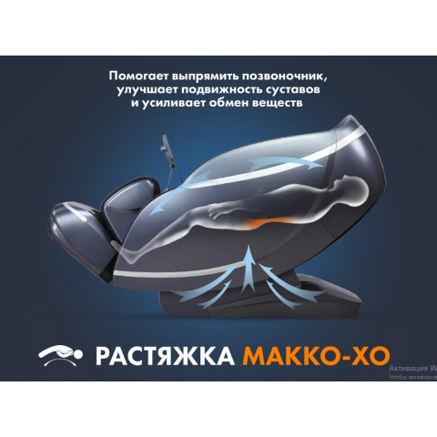 Массажное кресло Fujimo 氣 Guru F700 Серый