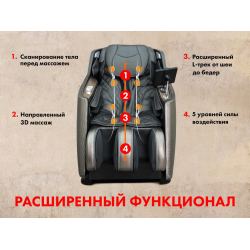 Массажное кресло FUJIMO KENKO F623 Business Edition Графит