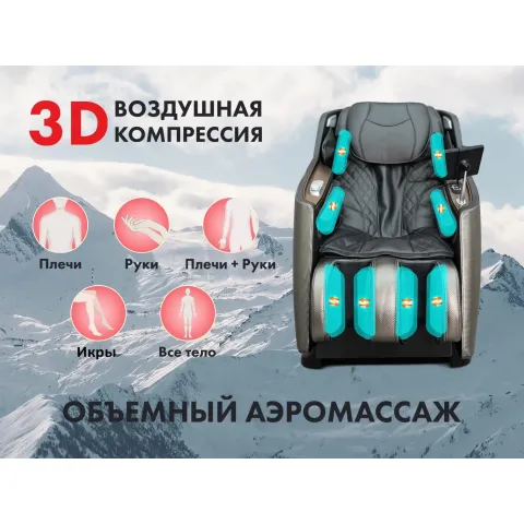 Массажное кресло FUJIMO KENKO F623 Business Edition Графит