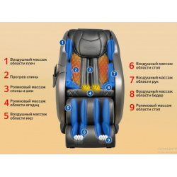 Массажное кресло Fujimo Supreme F355 Графит