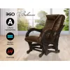 Массажное кресло глайдер EGO BALANCE EG2003 Арпатек, Шоколад