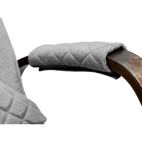 Массажное кресло качалка FUJIMO CAROLINE F2001 TCF Серый