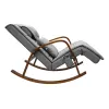 Массажное кресло качалка FUJIMO F2002 МСX Time2Chill Grey (Tailor 7) Вишня