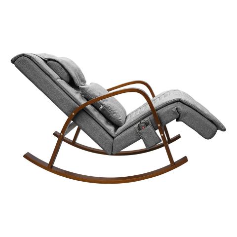 Массажное кресло качалка FUJIMO F2002 МСX Time2Chill Grey (Tailor 7) Вишня