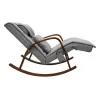 Массажное кресло качалка FUJIMO F2002 МСX Time2Chill Grey (Tailor 7) Вишня