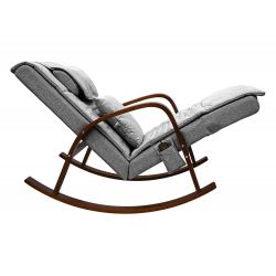 Массажное кресло качалка FUJIMO F2002 МСX Time2Chill Grey (Tailor 7) Вишня