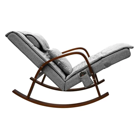 Массажное кресло качалка FUJIMO F2002 МСX Time2Chill Grey (Tailor 7) Вишня