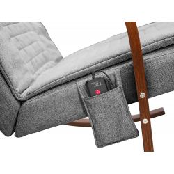 Массажное кресло качалка FUJIMO F2002 МСX Time2Chill Grey (Tailor 7) Вишня