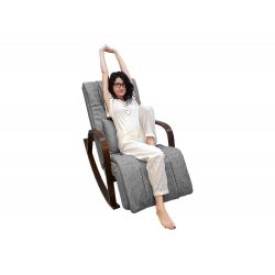 Массажное кресло качалка FUJIMO F2002 МСX Time2Chill Grey (Tailor 7) Вишня