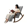 Массажное кресло качалка FUJIMO F2002 МСX Time2Chill Grey (Tailor 7) Вишня
