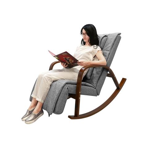 Массажное кресло качалка FUJIMO F2002 МСX Time2Chill Grey (Tailor 7) Вишня