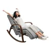 Массажное кресло качалка FUJIMO F2002 МСX Time2Chill Grey (Tailor 7) Вишня