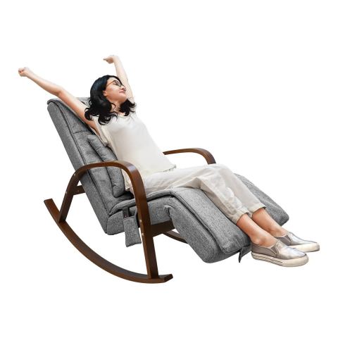 Массажное кресло качалка FUJIMO F2002 МСX Time2Chill Grey (Tailor 7) Вишня