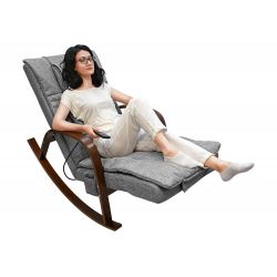 Массажное кресло качалка FUJIMO F2002 МСX Time2Chill Grey (Tailor 7) Вишня