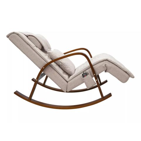 Массажное кресло качалка FUJIMO F2002 МСX Time2Chill Ivory (Tailor 2) Вишня