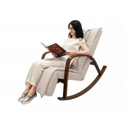 Массажное кресло качалка FUJIMO F2002 МСX Time2Chill Ivory (Tailor 2) Вишня