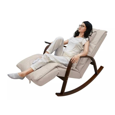 Массажное кресло качалка FUJIMO F2002 МСX Time2Chill Ivory (Tailor 2) Вишня