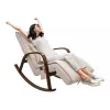 Массажное кресло качалка FUJIMO F2002 МСX Time2Chill Ivory (Tailor 2) Вишня