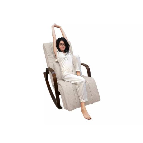 Массажное кресло качалка FUJIMO F2002 МСX Time2Chill Ivory (Tailor 2) Вишня