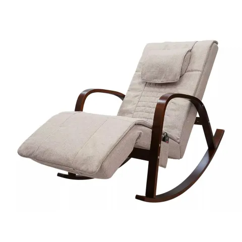 Массажное кресло качалка FUJIMO F2002 МСX Time2Chill Ivory (Tailor 2) Вишня