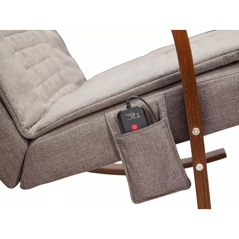 Массажное кресло качалка FUJIMO F2002 МСX Time2Chill Latte (Tailor 3) Вишня