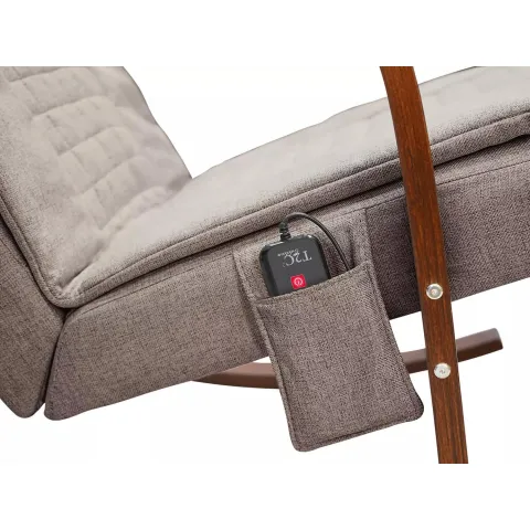 Массажное кресло качалка FUJIMO F2002 МСX Time2Chill Latte (Tailor 3) Вишня