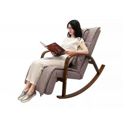 Массажное кресло качалка FUJIMO F2002 МСX Time2Chill Latte (Tailor 3) Вишня