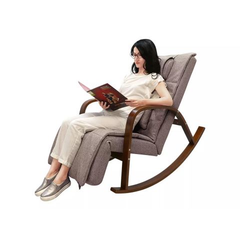 Массажное кресло качалка FUJIMO F2002 МСX Time2Chill Latte (Tailor 3) Вишня