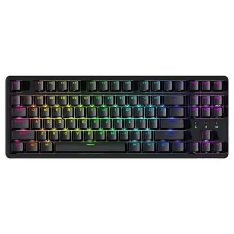 Механическая клавиатура Durgod Cavalry 87 - BLACK, TKL, PBT Double-shot keycaps, Hot-swap, RGB, Gateron optical Red switch