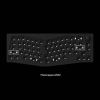 Механическая клавиатура QMK Keychron Q8 Alice-ANSI Knob, (68 кл.), RGB, Hot-Swap, Алюм.корпус, Barebone, черный