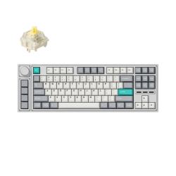 Механическая клавиатура QMK Lemokey L3, 91 клавиша, алюминиевый корпус, RGB, Gateron Jupiter Banana Switch