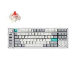 Механическая клавиатура QMK Lemokey L3, 91 клавиша, алюминиевый корпус, RGB, Gateron Jupiter Red Switch